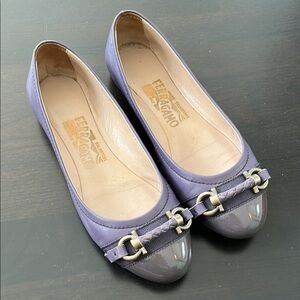 Salvatore Ferragamo Women's Lilac Limoges Flats
